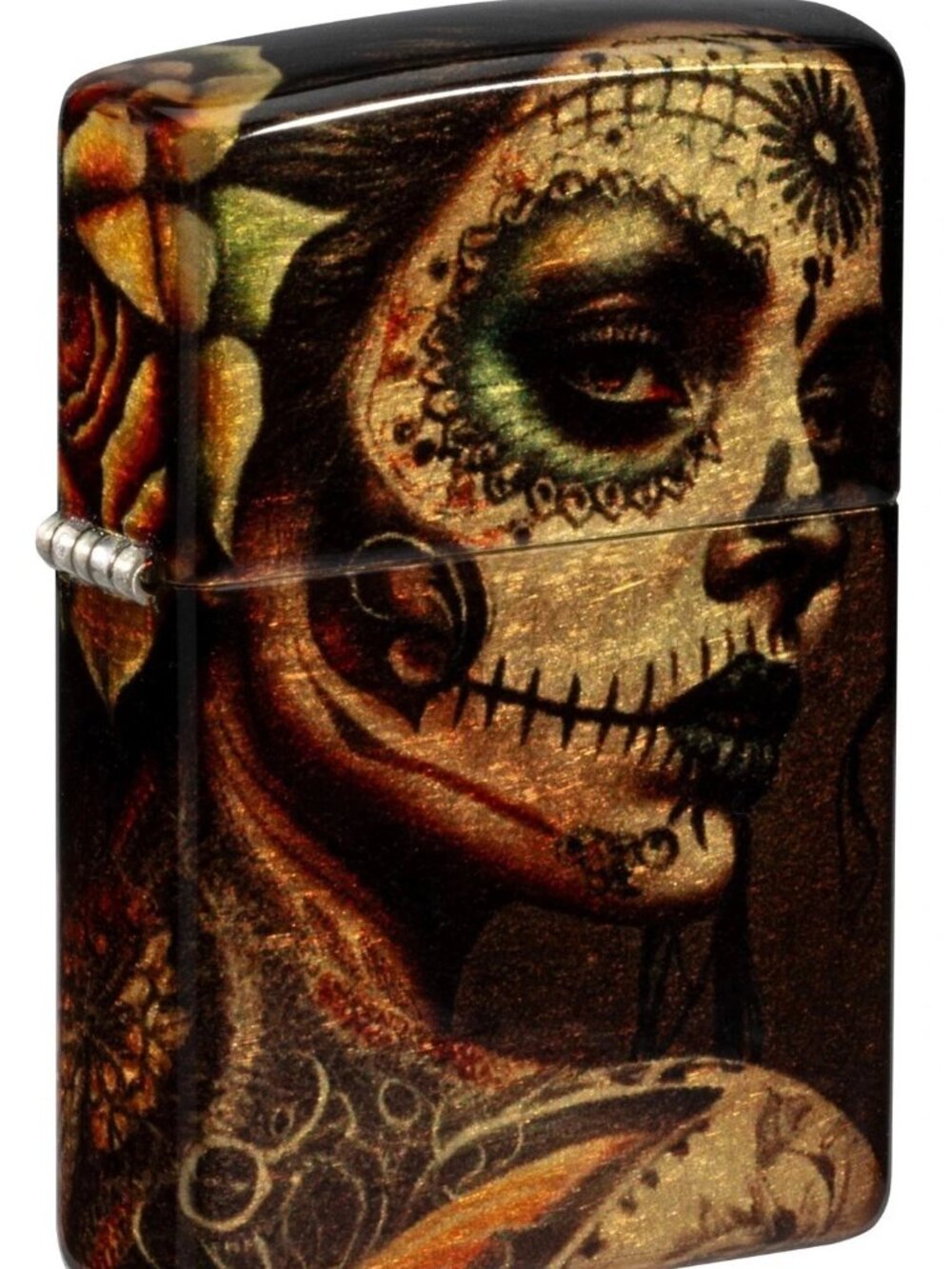 Fusion 540 Day Of The Dead Sugar Skull Zippo Lighter